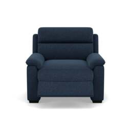 Eldon Recliner Armchair - Power Recliner Chair  Fabric - Power Recliner with USB - FAB-MIL-303 NAVY