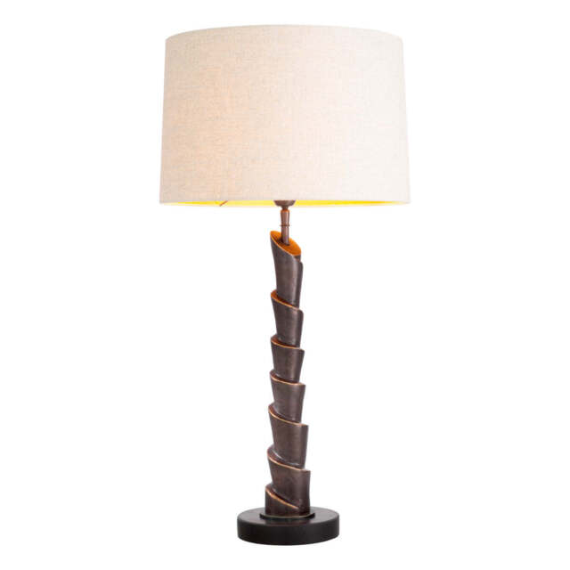 Eichholtz Riverbank Table Lamp Bronze Highlight Finish - Table Lamp Riverbank - image 1