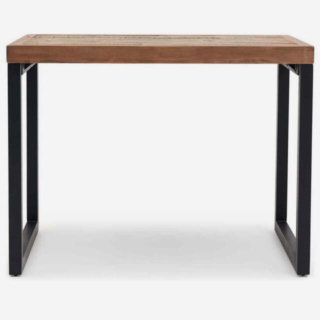 Detroit Bar Table - Rectangular Bar Table Oaklands & Rustic Natural Finish - image 1