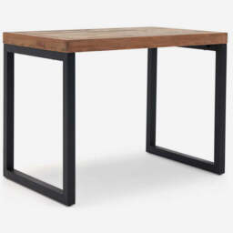 Detroit Bar Table - Rectangular Bar Table Oaklands & Rustic Natural Finish - thumbnail 5
