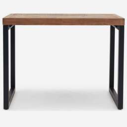 Detroit Bar Table - Rectangular Bar Table Oaklands & Rustic Natural Finish