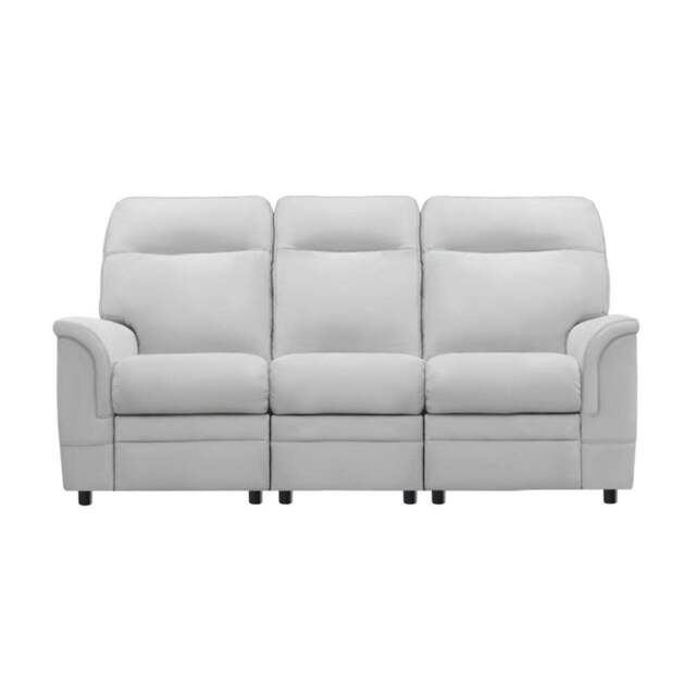 Parker Knoll Hudson 3 Seater Sofa - 3 Seater Sofa M Grade Leather - Madri Moss - image 1