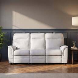 Parker Knoll Hudson 3 Seater Sofa - 3 Seater Sofa M Grade Leather - Madri Moss - thumbnail 2