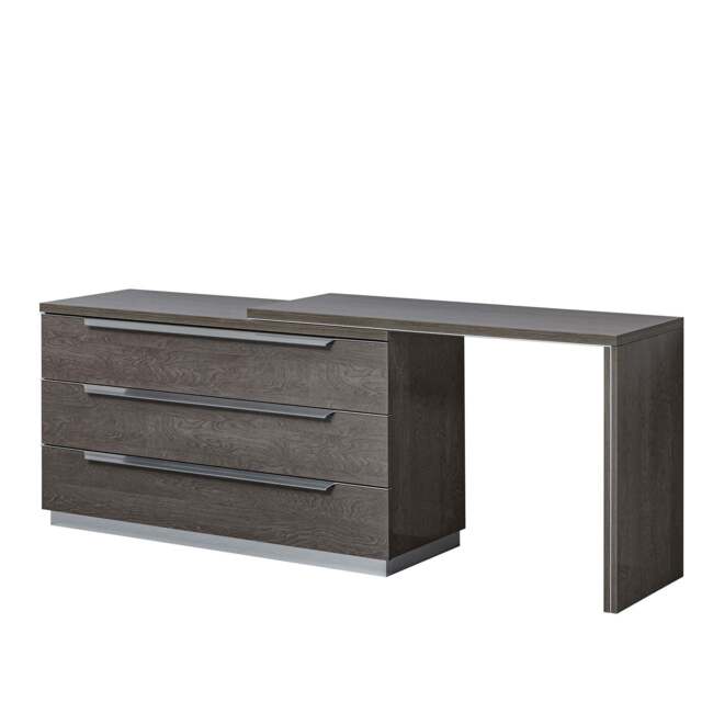 Kroma 3 Drawer Cabinet - Toilette 3 Drawer Dresser Silver Birch - Silver Birch - image 1
