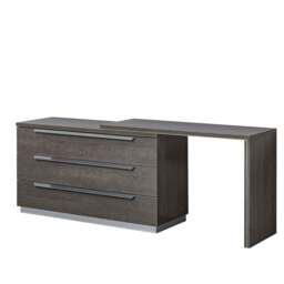 Kroma 3 Drawer Cabinet - Toilette 3 Drawer Dresser Silver Birch - Silver Birch - thumbnail 1
