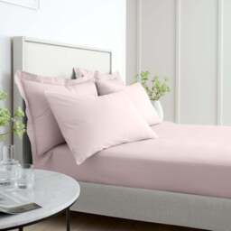 200TC Percale Blush Std Pillowcase Pair - thumbnail 2