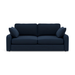 Thalia 2 Seater Sofa - Small Sofa Grade B - Standard Back / Plush Velvet Indigo