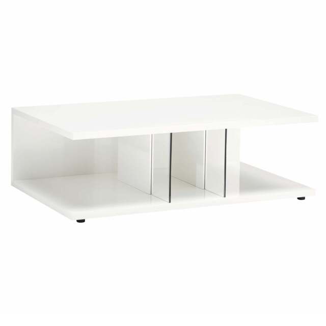Imperia Coffee Table - Occasional Table 126 x 76 cm White High Gloss - image 1