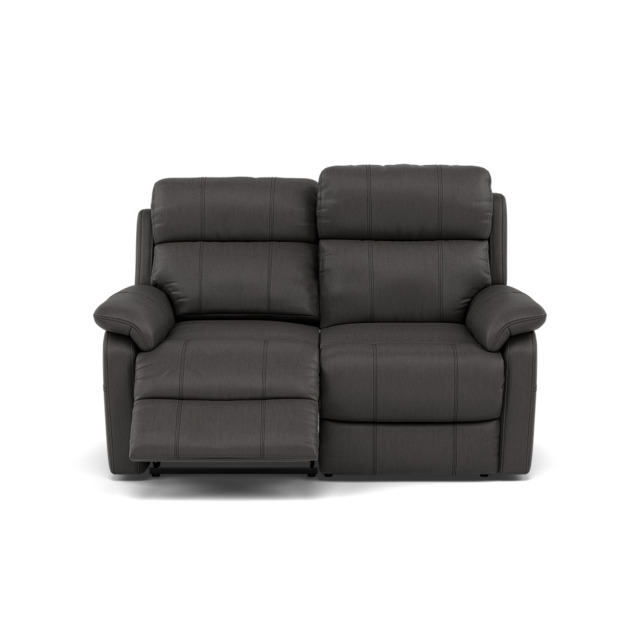 Fara 2 Seater Recliner Sofa - 2 Seater with 2 Power Recliners Cat 25S - Power Recliner with USB - NCS-180E SLATE GREY - image 1
