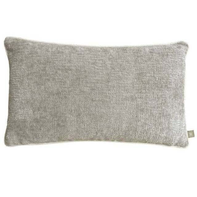 Belgravia Wave Chenille Cushion Grey - Wave Chenille Cushion Grey 50X30CM - image 1