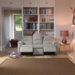 G Plan Chloe 3 Seater Recliner Sofa - 3 Seater Power Recliner Sofa (Left) Grade L - Left Hand Recliner - L843 Cambridge Stone - thumbnail 2