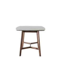 Barcelona Dining Table - Dining Table 160x90cm Dark Wood / Marble - thumbnail 6