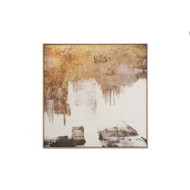 Astratto Abstract Gold Foil Wall Art - SALE Astratto Abstract Gold Foil Wall Art - image 1