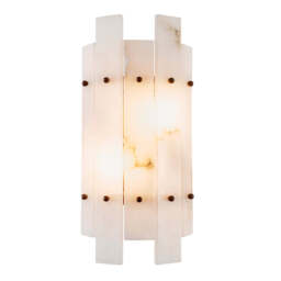 Eichholtz Ruby Wall Lamp Antique Brass And Alabaster - Wall Lamp Ruby