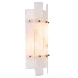 Eichholtz Ruby Wall Lamp Antique Brass And Alabaster - Wall Lamp Ruby - thumbnail 3