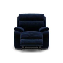 Galaxy Recliner Armchair - Manual Recliner Chair Fabric - Manual Recliner - FAB-MEG-28  NAVY