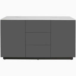 Avalon Sideboard - Large Sideboard Sintered Stone / Satin Grey