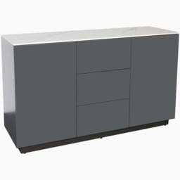 Avalon Sideboard - Large Sideboard Sintered Stone / Satin Grey - thumbnail 2