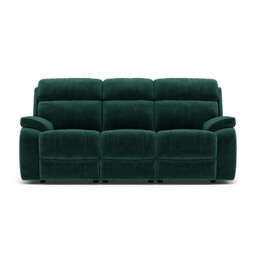 Galaxy 3 Seater Sofa - 3 Seater Fabric - FAB-MEG-37  EMERALD GREEN - thumbnail 1