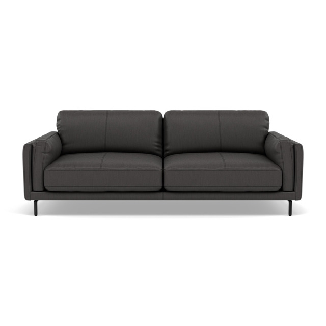 Morris 3 Seater Small Sofa - 2.5 Seater Sofa Compact Cat 25 - NC-180E SLATE GREY - image 1