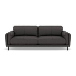 Morris 3 Seater Small Sofa - 2.5 Seater Sofa Compact Cat 25 - NC-180E SLATE GREY - thumbnail 1