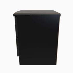 Colton 2 Drawer Bedside Cabinet - 2 Drawer Bedside Cabinet - GGDG - Grey Gloss & Dusk Grey - thumbnail 5