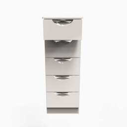 Colton 5 Drawer Tallboy - 5 Drawer Tallboy - KGK - Kashmir Gloss & Kashmir - thumbnail 1