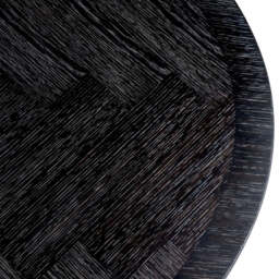 Eichholtz Melchior Oval Dining Table Charcoal Oak Veneer / Bronze Finish - Oval Dining Table Charcoal Oak Veneer / Bronze Finish. - thumbnail 6