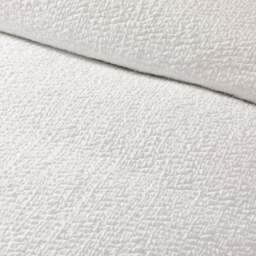 Catherine Lansfield Crinkle Seersucker White Duvet Set - Crinkle Seersucker White Duvet Set Double - thumbnail 3