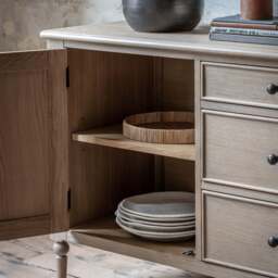 Artisan 2 Door 3 Drawer Sideboard - 2 Door 3 Drawer Sideboard Natural - thumbnail 3