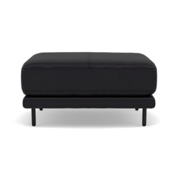 Morris Footstool - Rectangular Footstool Cat 25 - NC-023C BLACK - thumbnail 1