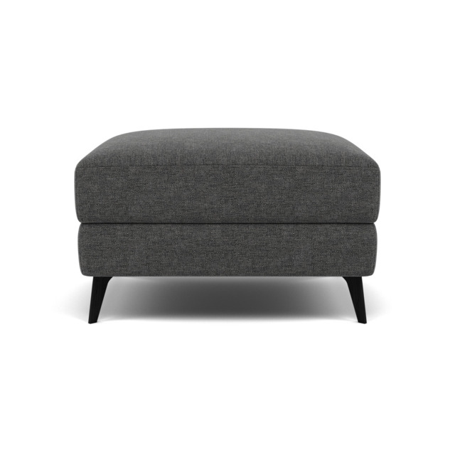 Sparta Footstool - Ottoman Fabric - KB-1281-UK Darwin Charcoal - image 1