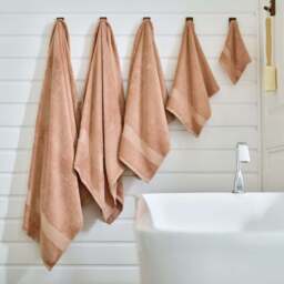 Egyptian Embrace Towel Coral - Egyptian Embrace Face Cloth Coral - thumbnail 2