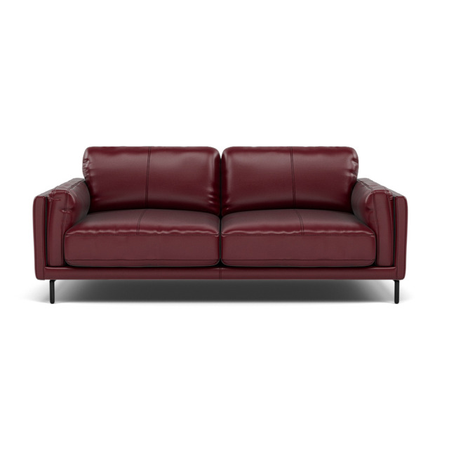 Morris Large 2 Seater Sofa - 2.25 Seater Compact Cat 20 - BV-035C DEEP RED - image 1