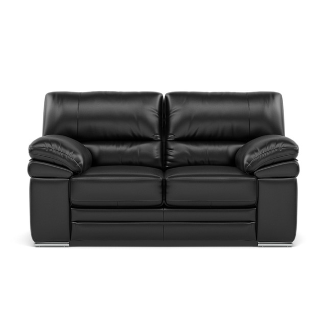 Gino 2 Seater Sofa - 2 Seater Sofa Cat 55 - Cat-55/72 New Club Dark Grey / Metal Feet - image 1