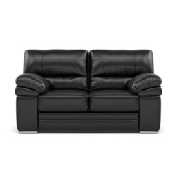 Gino 2 Seater Sofa - 2 Seater Sofa Cat 55 - Cat-55/72 New Club Dark Grey / Metal Feet