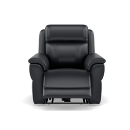 Juno Recliner Armchair - Power Recliner Chair Lumbar Support Cat 60 - Power with Power Lumbar & USB - Cat-60/24 Montana Navy - thumbnail 1