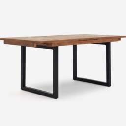 Detroit Extending Dining Table & 4 Starley Dining Chairs Set - thumbnail 4
