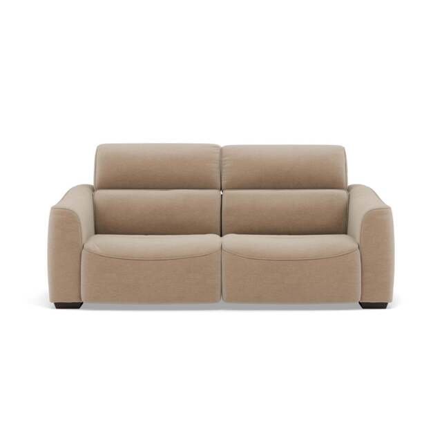 Beck 3 Seater Sofa - 2.5 Seater Sofa Fabric - FAB-CAN-170 MUSHROOM - image 1