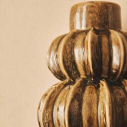 Kondo Brown Bubble Vase - Kondo Brown Bubble Vase - thumbnail 2