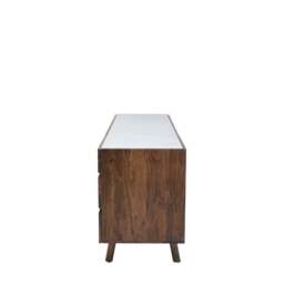 Barcelona Sideboard - Sideboard Dark Wood / Marble - thumbnail 5