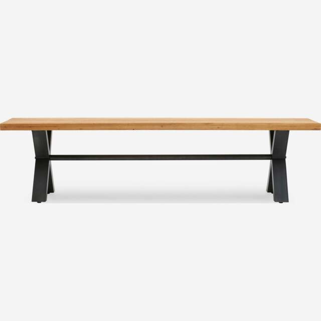 Bourton Oak Bench - Large Bench Oak / Veneer - image 1