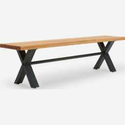 Bourton Oak Bench - Large Bench Oak / Veneer - thumbnail 5