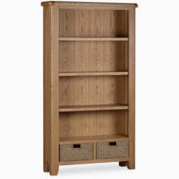 Willowmere Large Bookcase - Large Bookcase Oak - thumbnail 3