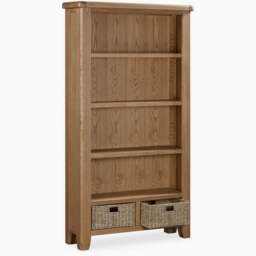 Willowmere Large Bookcase - Large Bookcase Oak - thumbnail 4