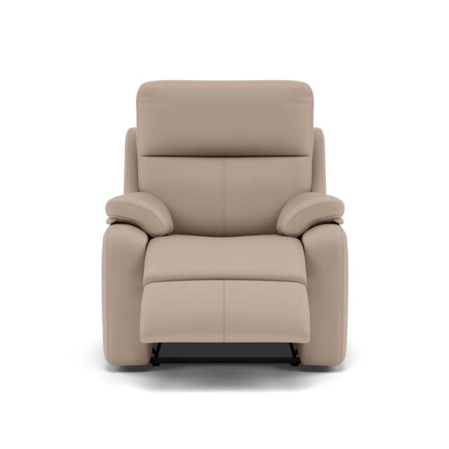G Plan Kingsbury Recliner Armchair - Power Recliner Chair Headrest + Lumber with USB Grade L - Power with Power Headrest, Lumbar & USB - L844 Cambridge Plaster - image 1