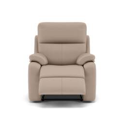 G Plan Kingsbury Recliner Armchair - Power Recliner Chair Headrest + Lumber with USB Grade L - Power with Power Headrest, Lumbar & USB - L844 Cambridge Plaster - thumbnail 1