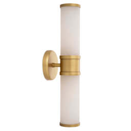 Eichholtz Claridges Double Wall Lamp Antique Brass And Alabaster - Wall Lamp Claridges Double - thumbnail 4