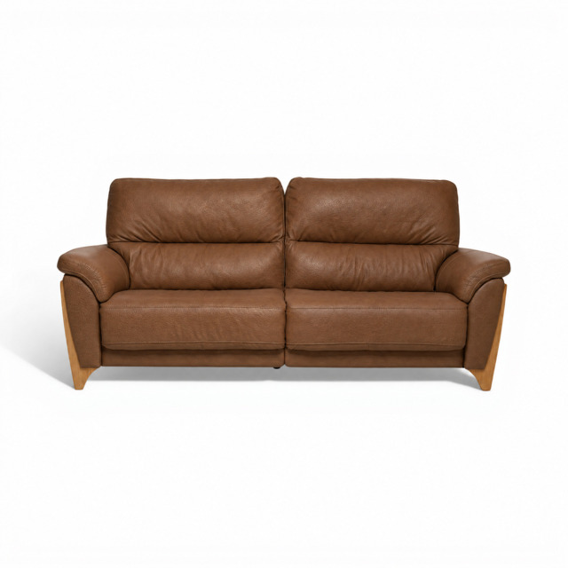 Ercol Enna 4 Seater Sofa - Large Sofa Leather - CM - Clear Matt / L1102 - image 1