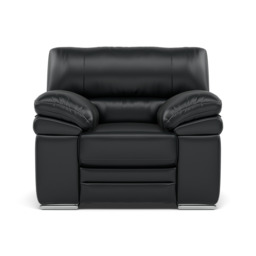 Gino Armchair - Armchair Cat 60 - Cat-60/25 Montana Charcoal / Metal Feet
